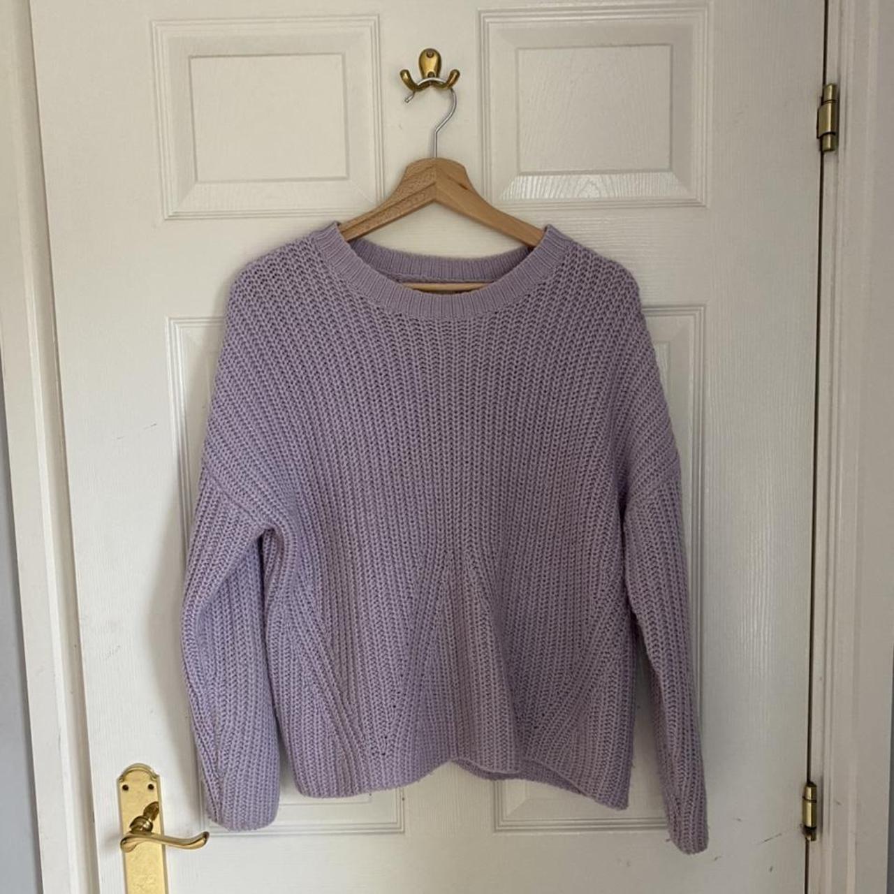 ONLY knitted lilac jumper. Size M (will fit uk 8-12) - Depop