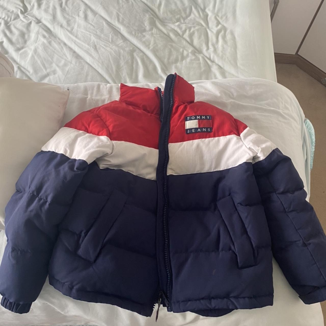 Tommy Hilfiger Coat Red White And Blue TH Warm New York Puffer