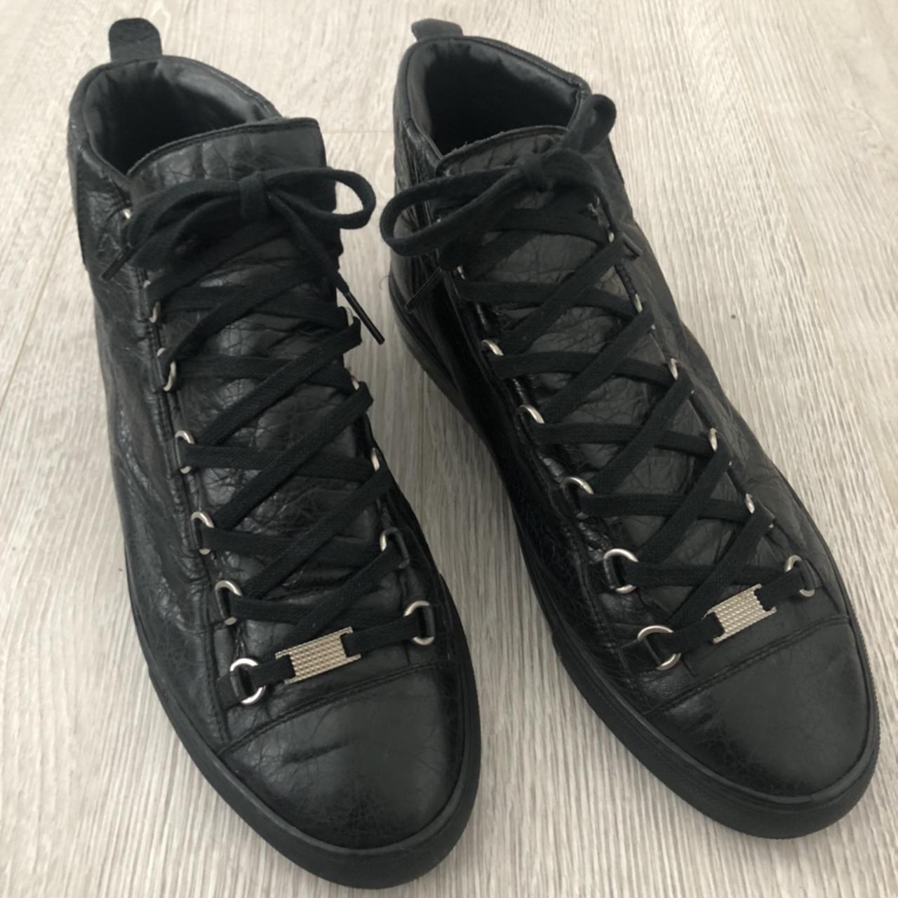 Balenciaga high hot sale arena black