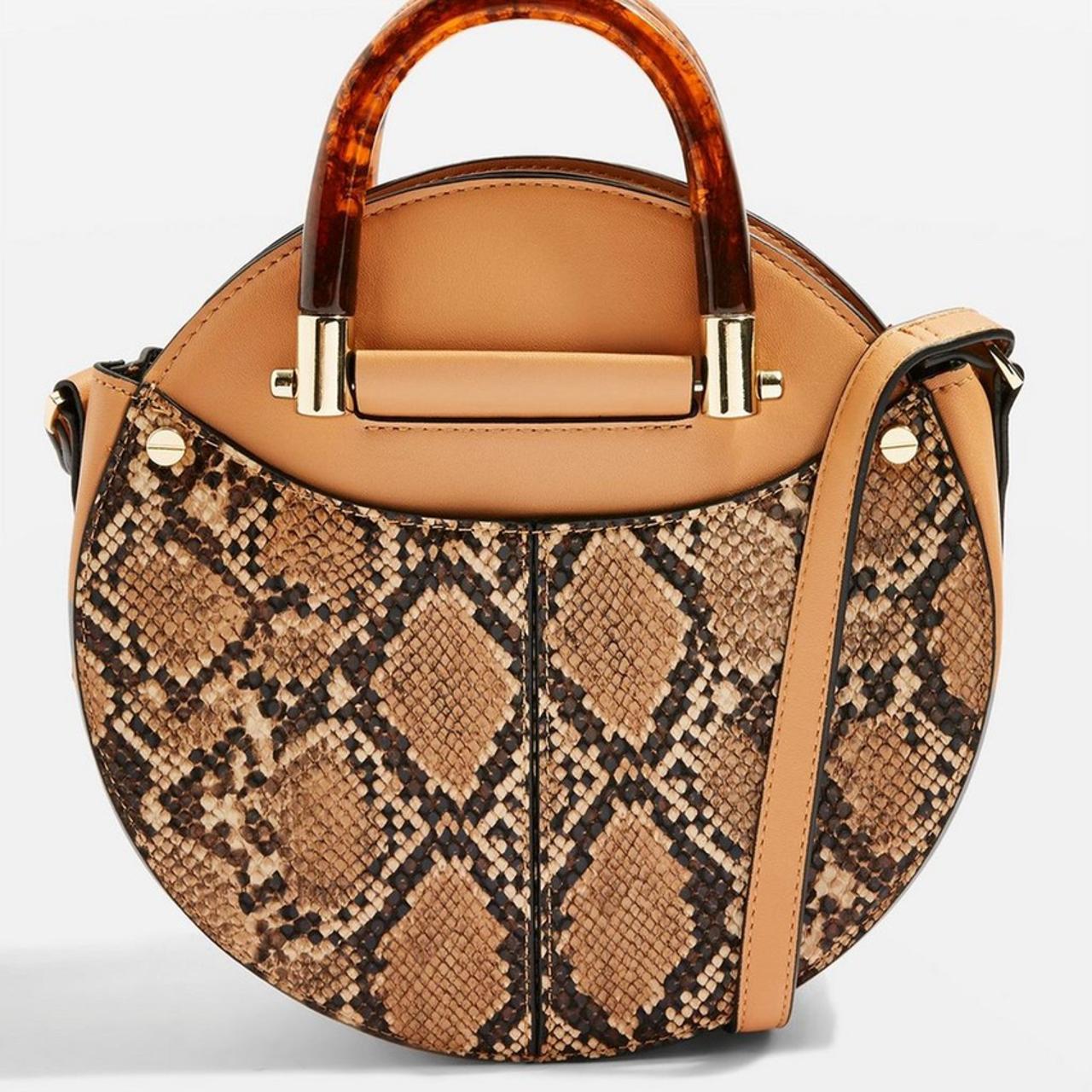 Topshop tortoiseshell deals handle bag