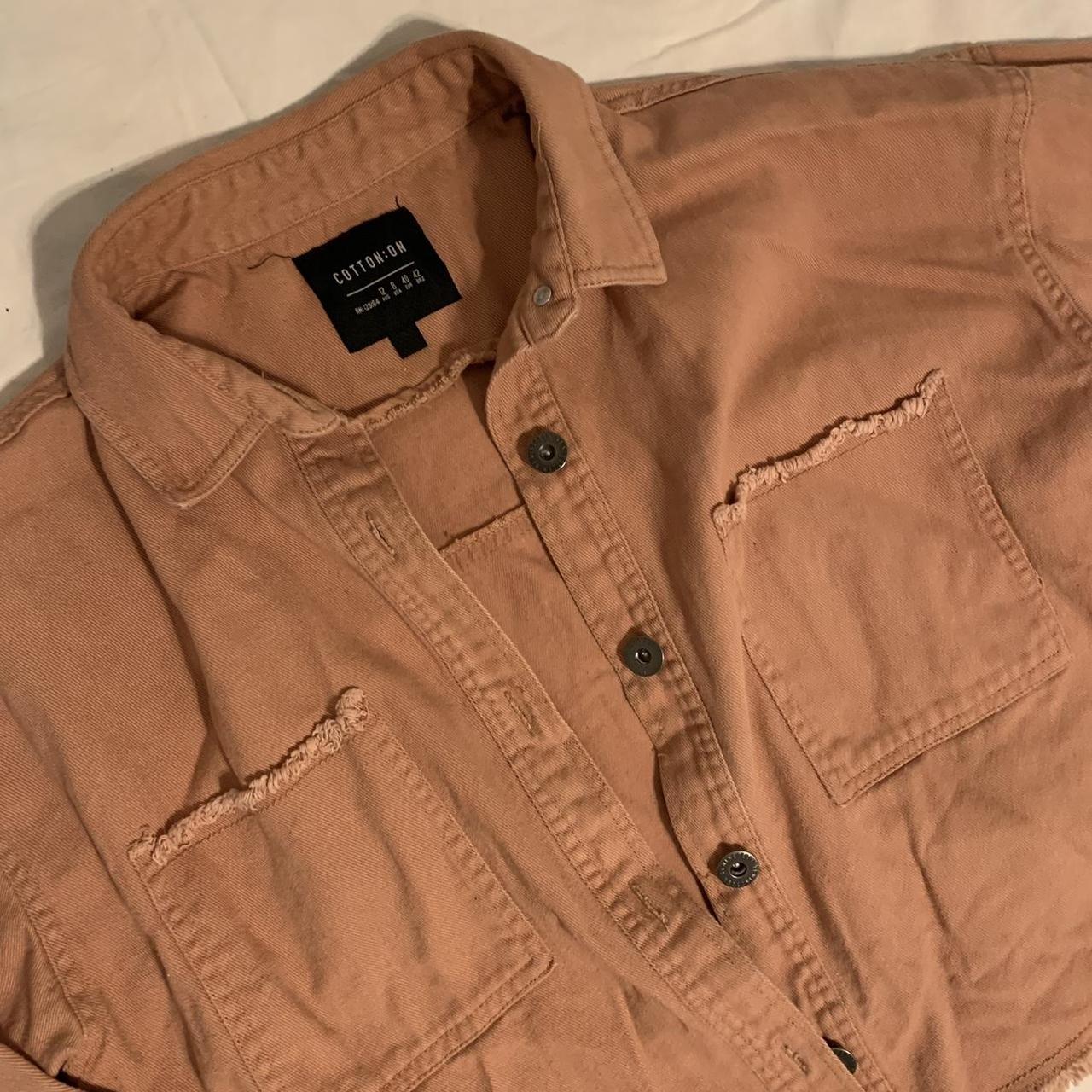 Cotton On Women's Pink Jacket Depop