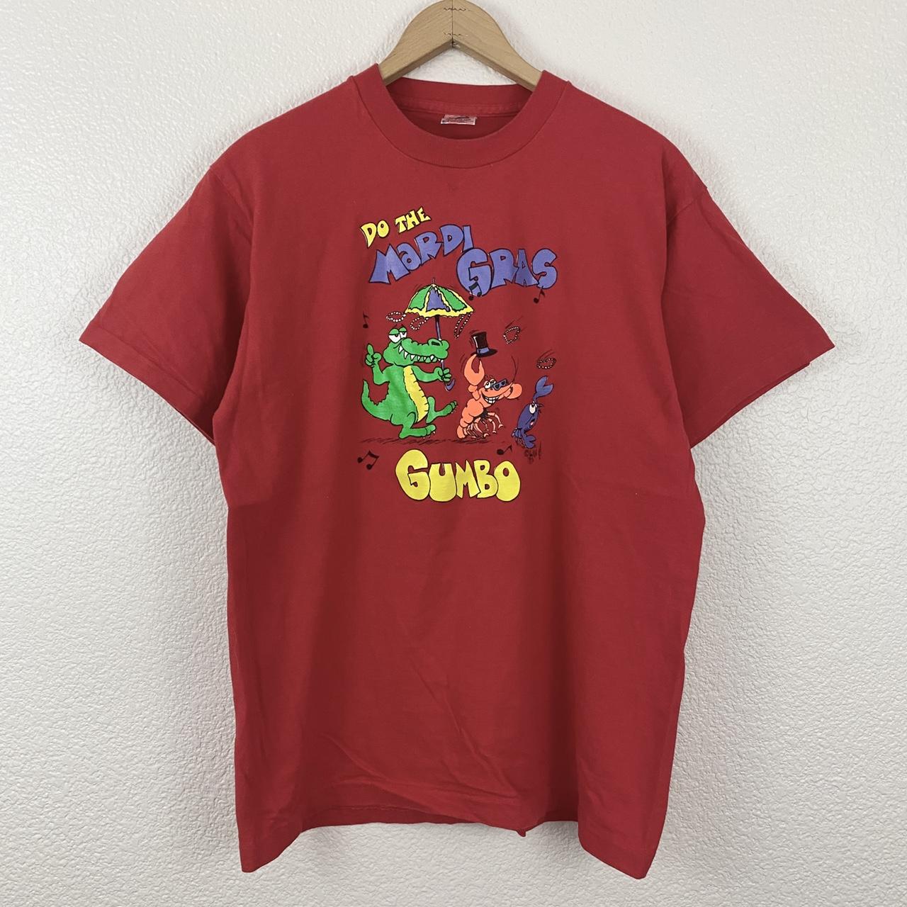 Fruit of the Loom Men's Red T-shirt | Depop