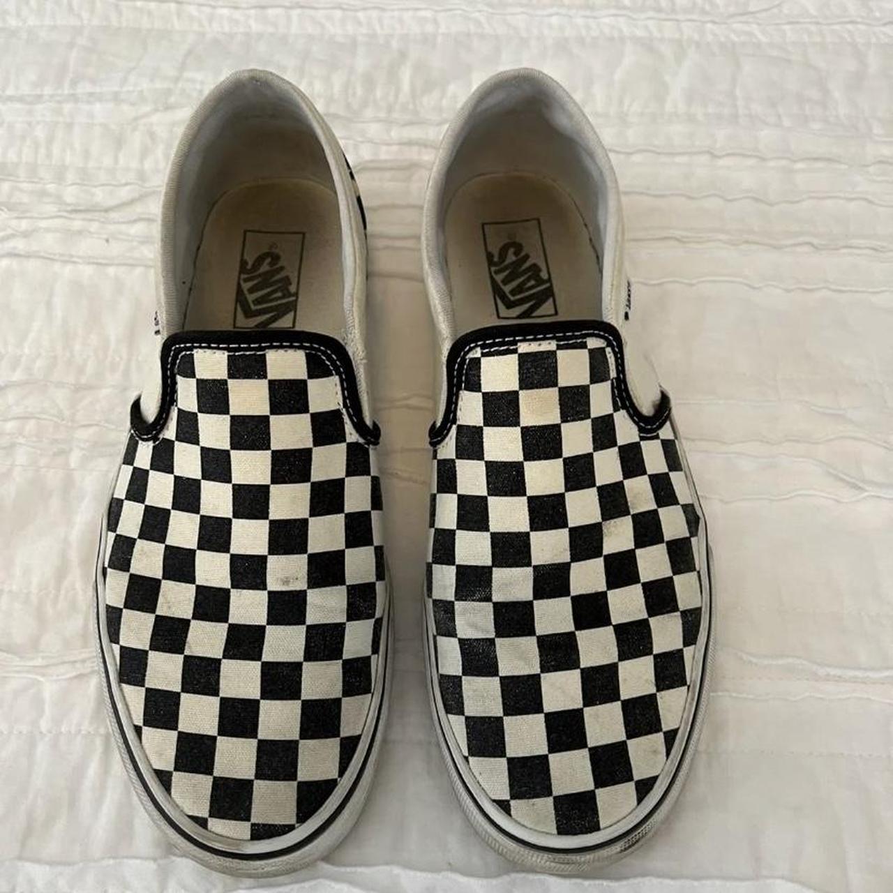 checkered vans womens size 9