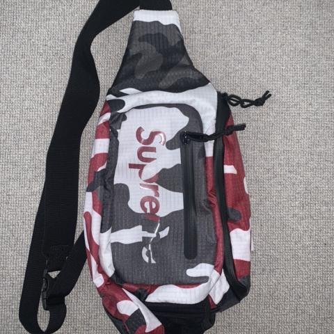 Supreme Camo backpack lovers travel bag mens hiking bag women's