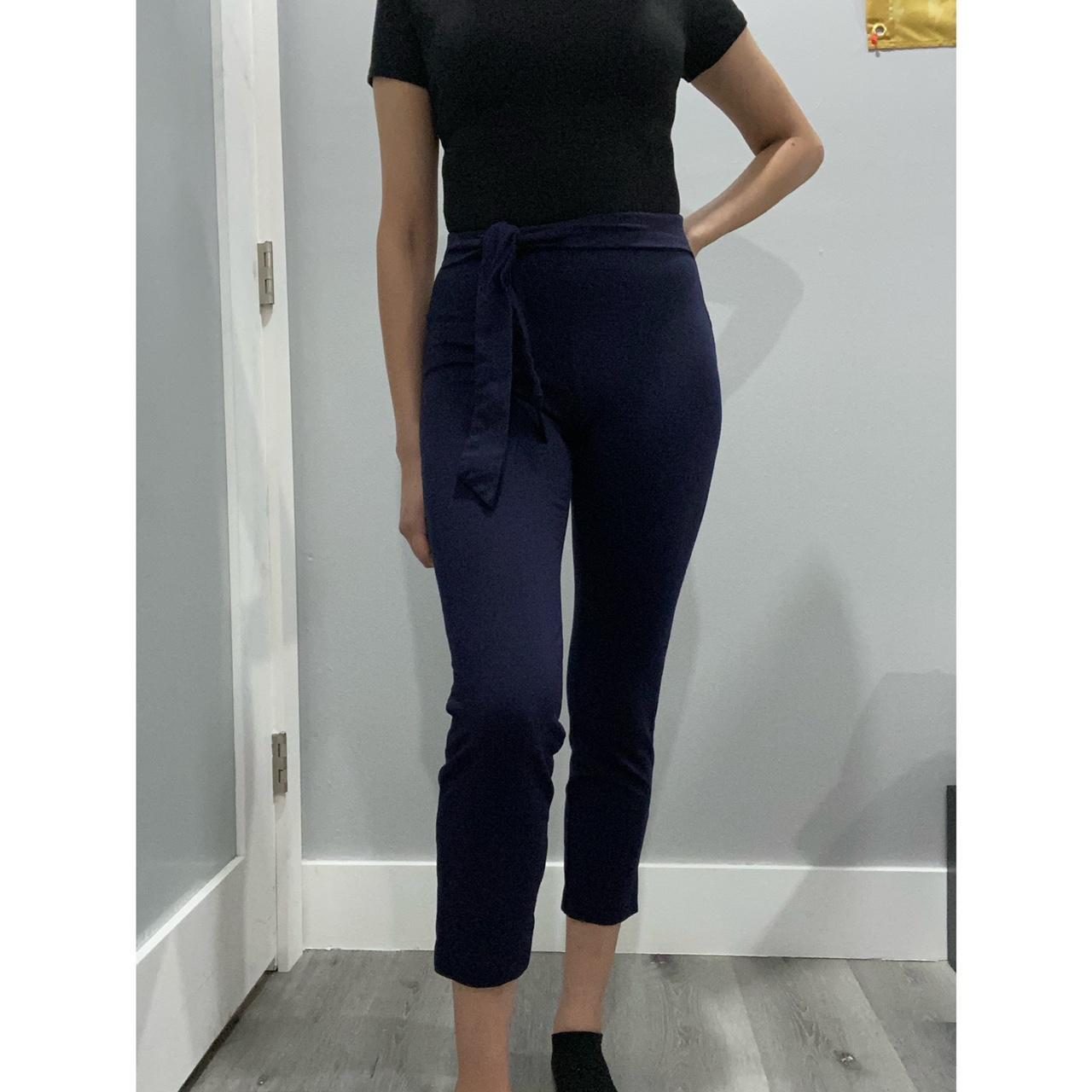 Navy Blue Legging Dress pants These are thick and... Depop