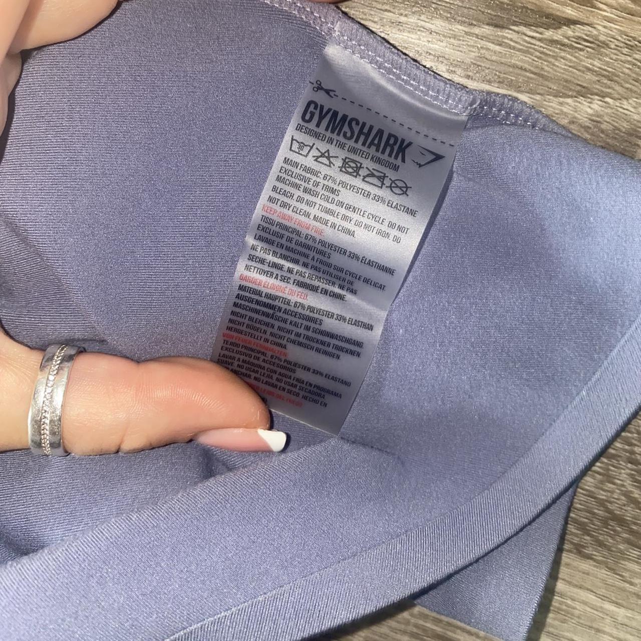 Gymshark Dreamy Cap Sleeve Crop Top Steel Blue Depop 