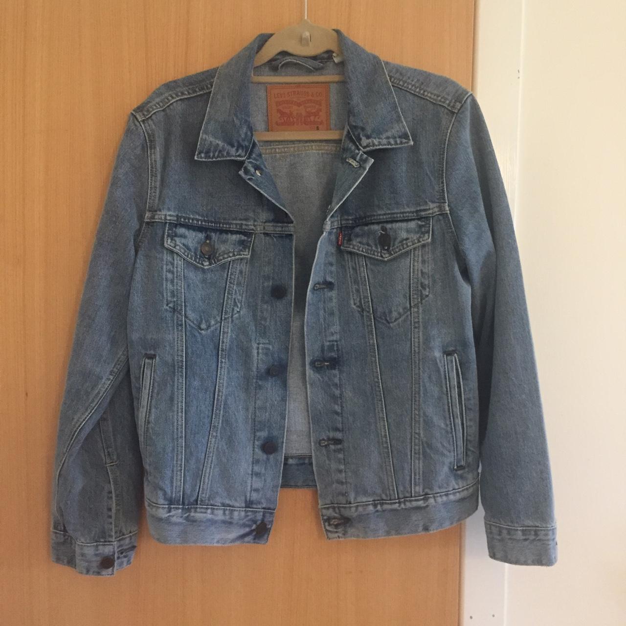 Levi’s denim jacket. Size S. never worn and in... - Depop