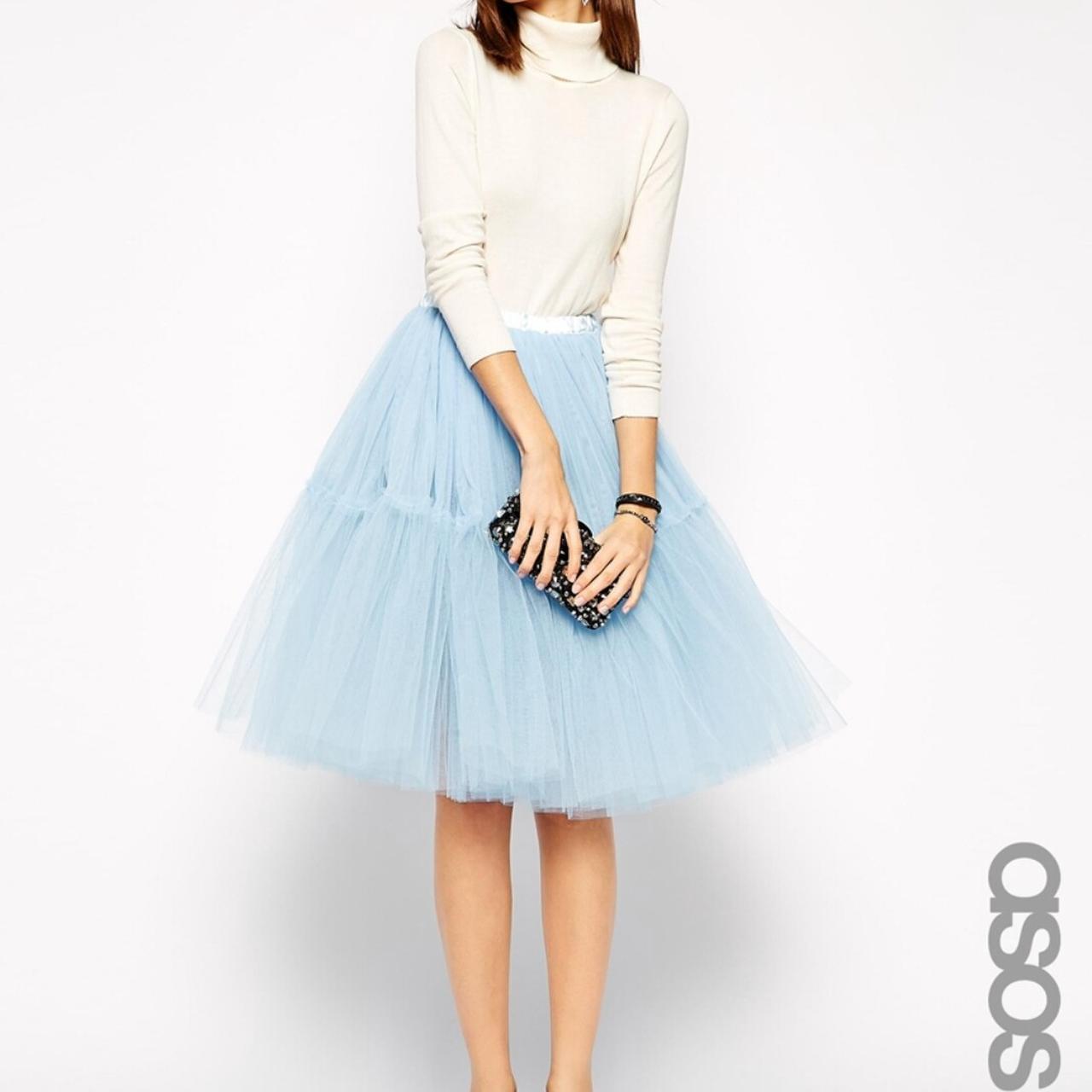 ASOS baby blue tutu skirt. Worn once for a party in