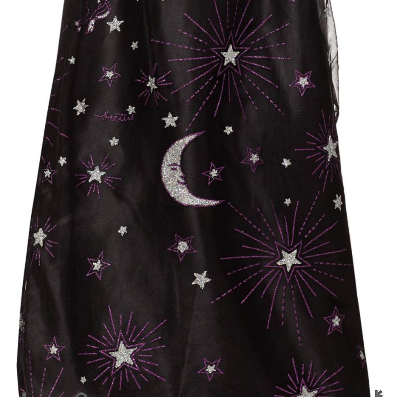 Women's Black and Purple Coat