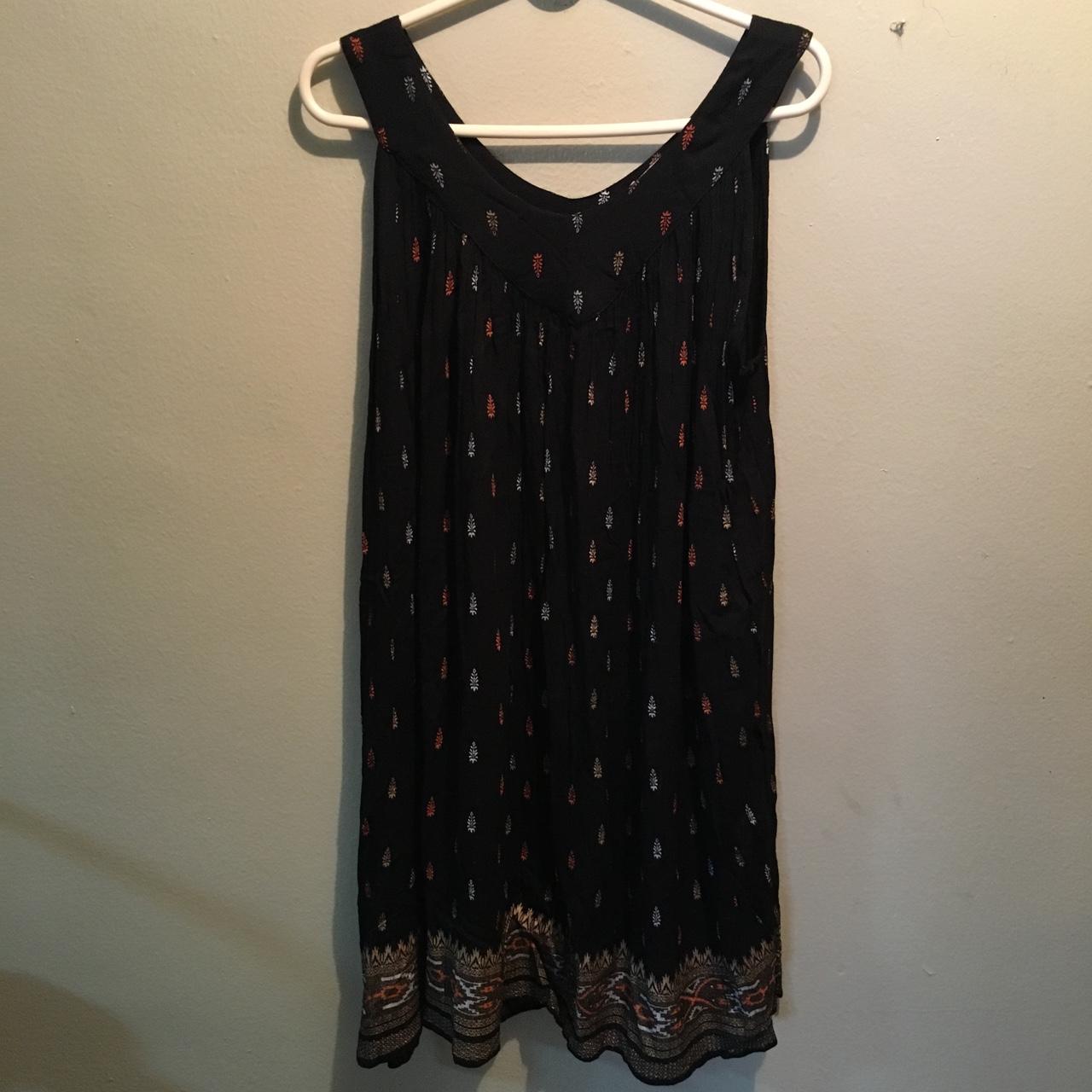 Belma dress with all over leaf print. Great... - Depop