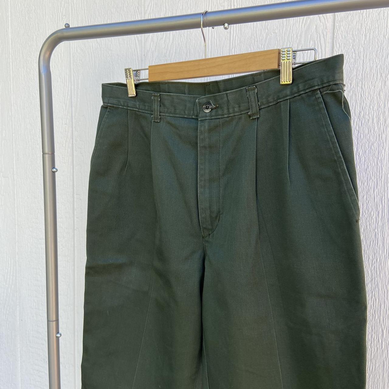 American Vintage Men's Green Trousers | Depop