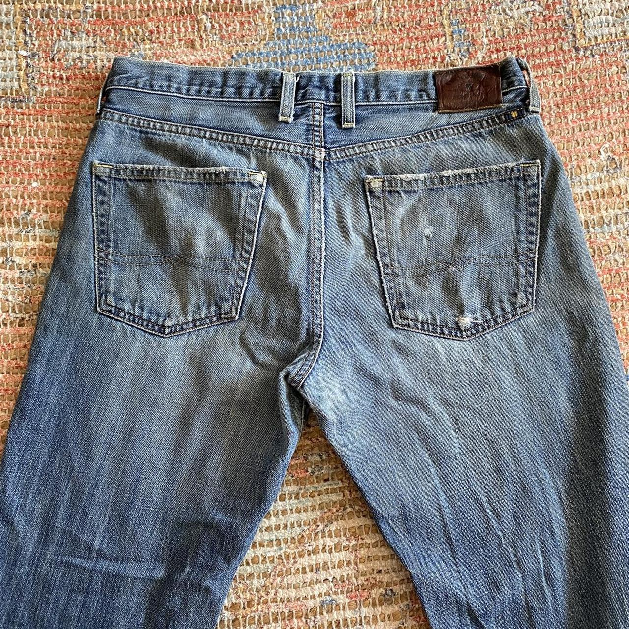 Lucky brand vintage distressed jeans , 33 x 32... - Depop