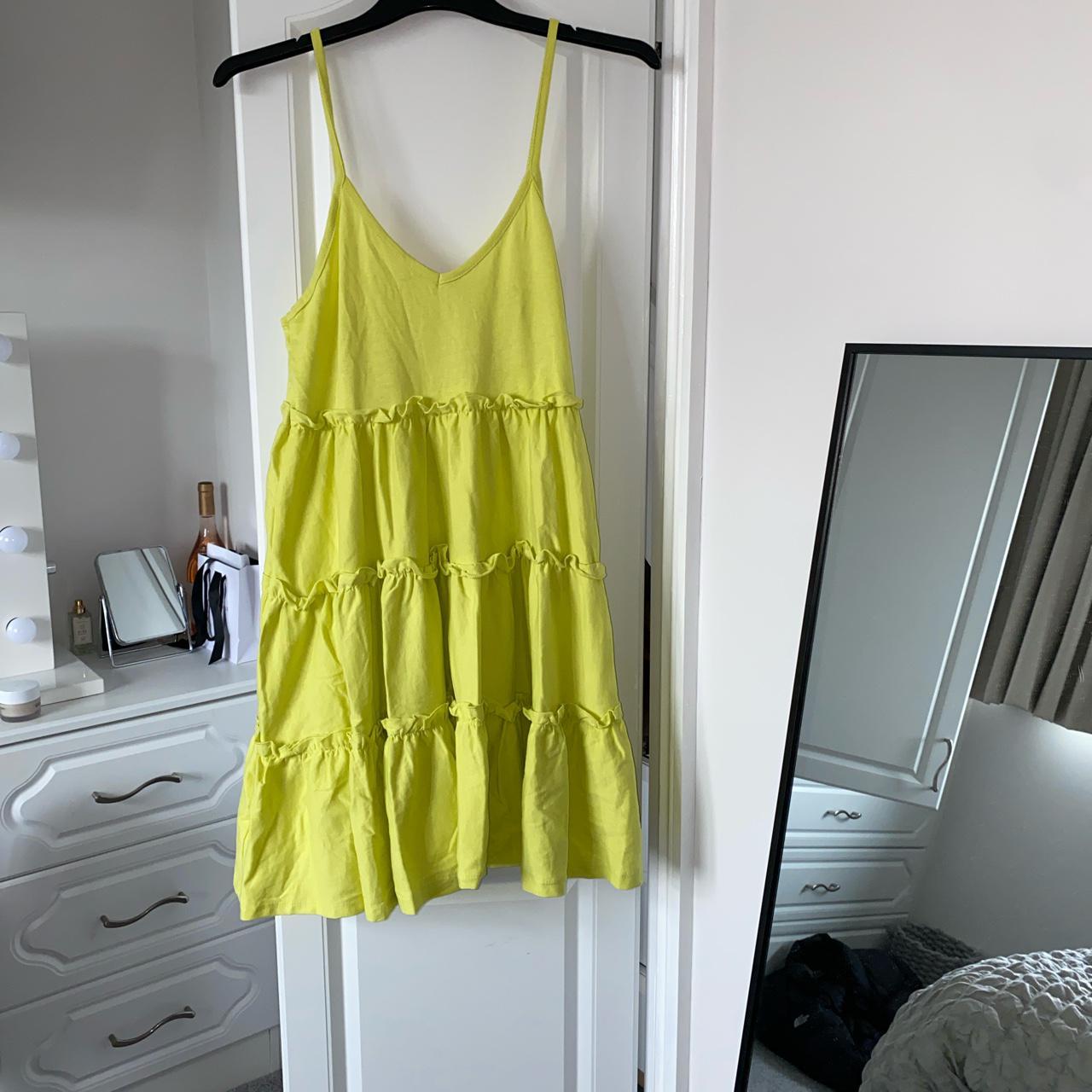 Zara lime green dress brand new without ...