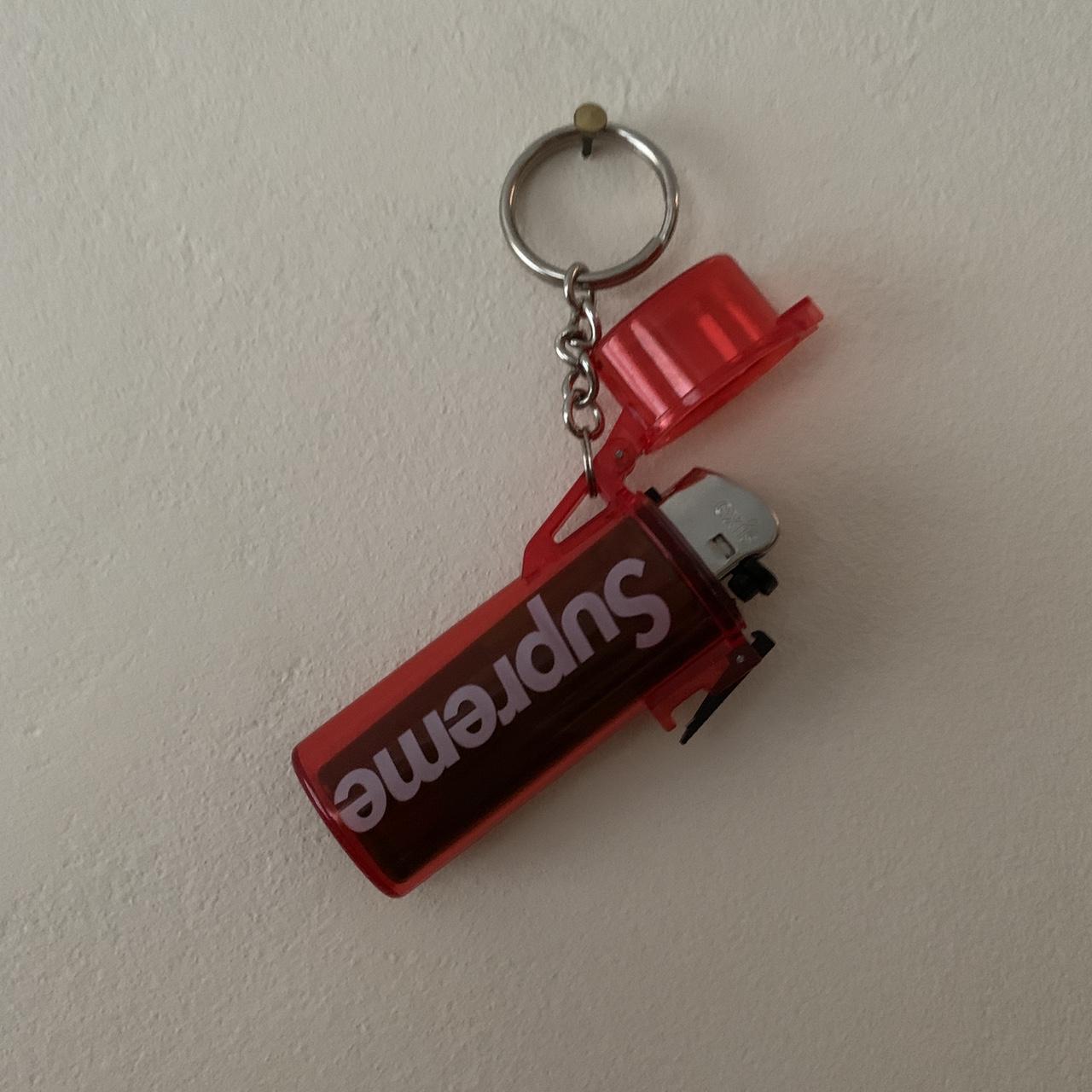 Supreme Waterproof Lighter Case Keychain - Clear - Depop