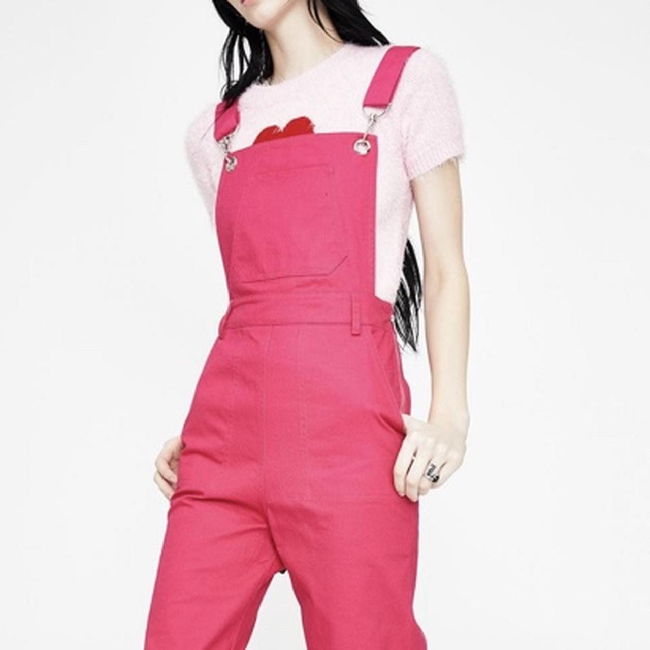 🍭Jawbreaker rolled cuff overalls with belt loops, a... Depop