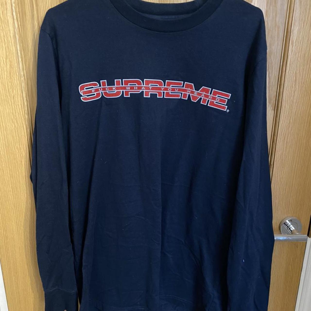 トップスsupreme 93SS  FUCK WHAT YOU HEARD Tシャツ
