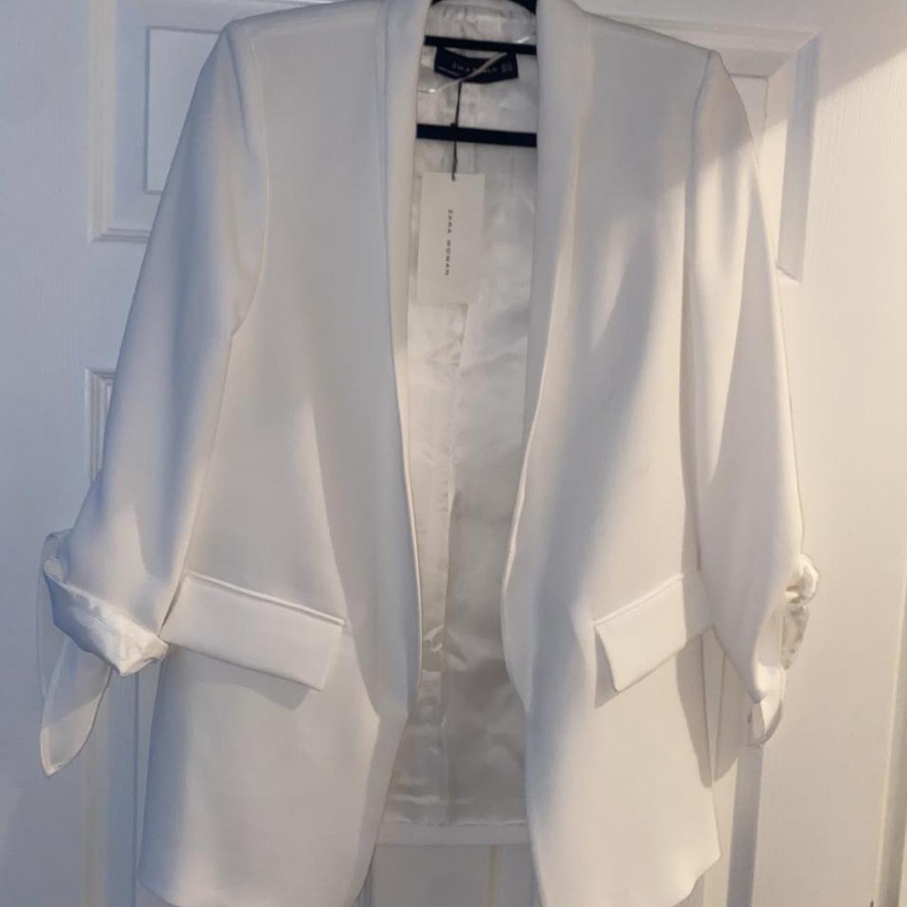 white blazer size 12