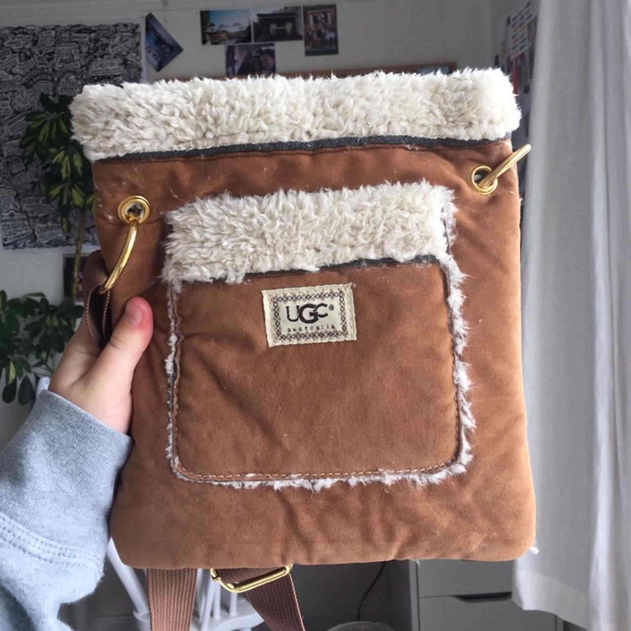 fluffy ugg bag