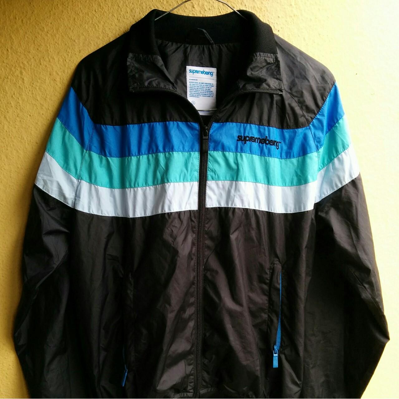 Supremebeing windrunner tracktop, Size (S), Worn,