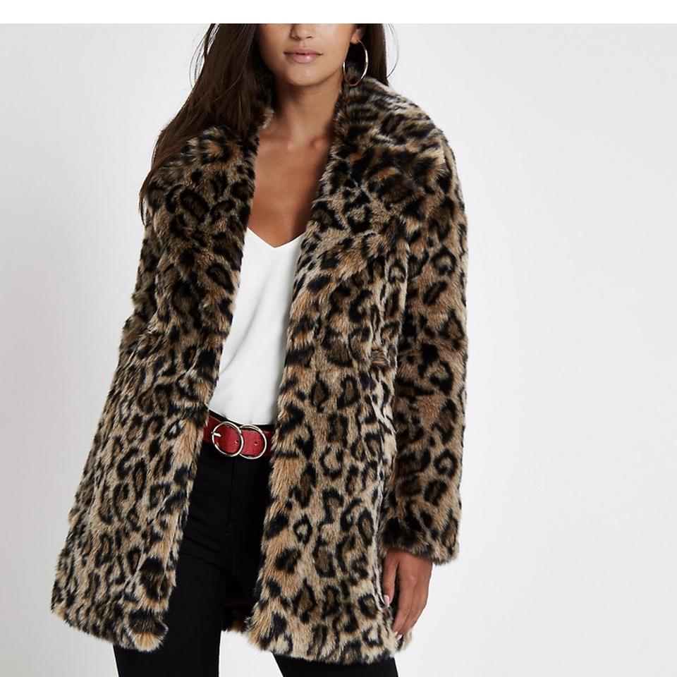 River island sales leopard jacket