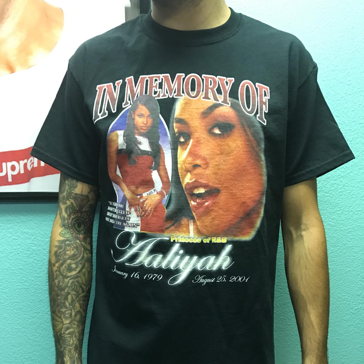 Brand new vintage inspired Aaliyah rap T-shirt