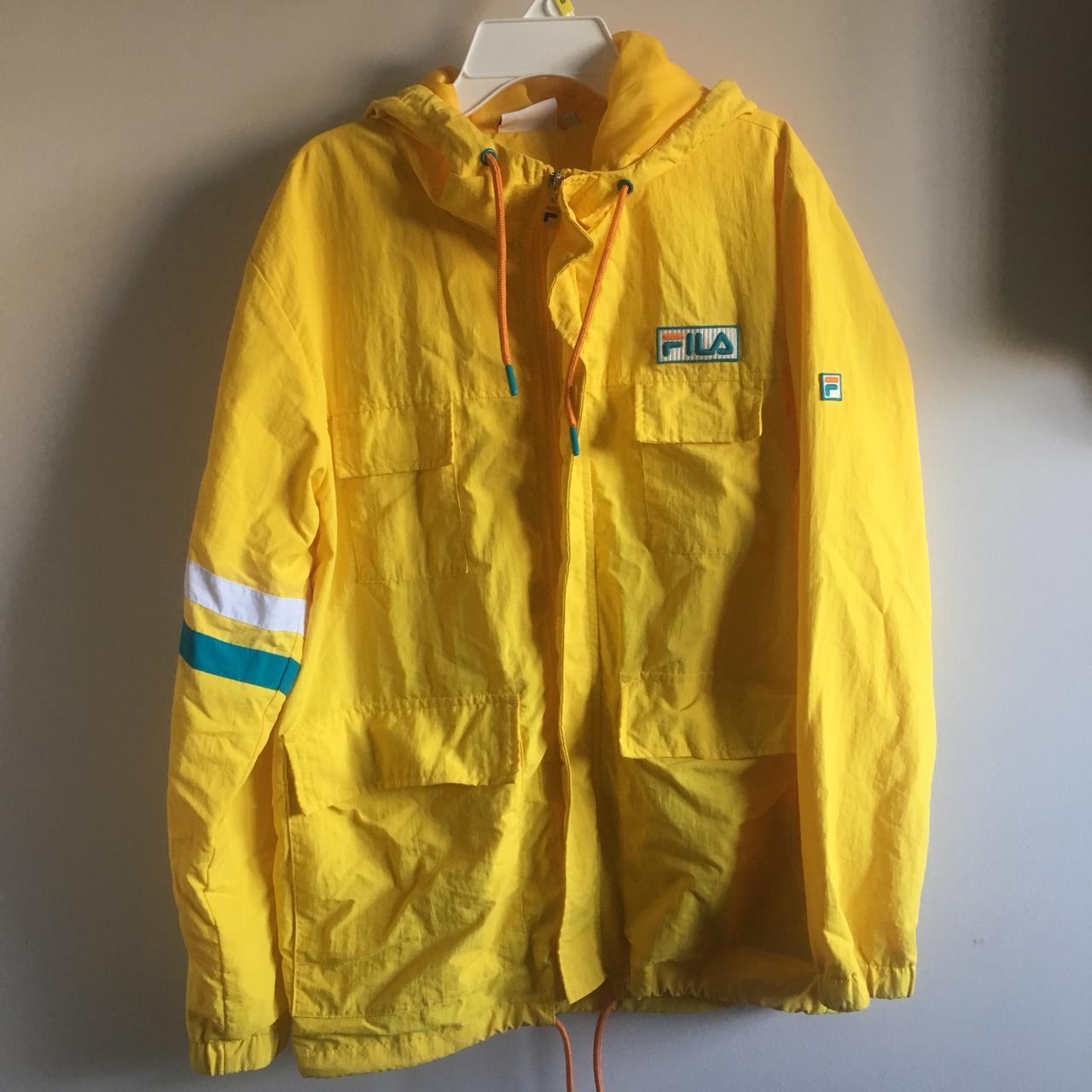 Fila x UO Yellow Jacket 💛 Love all the details and... - Depop