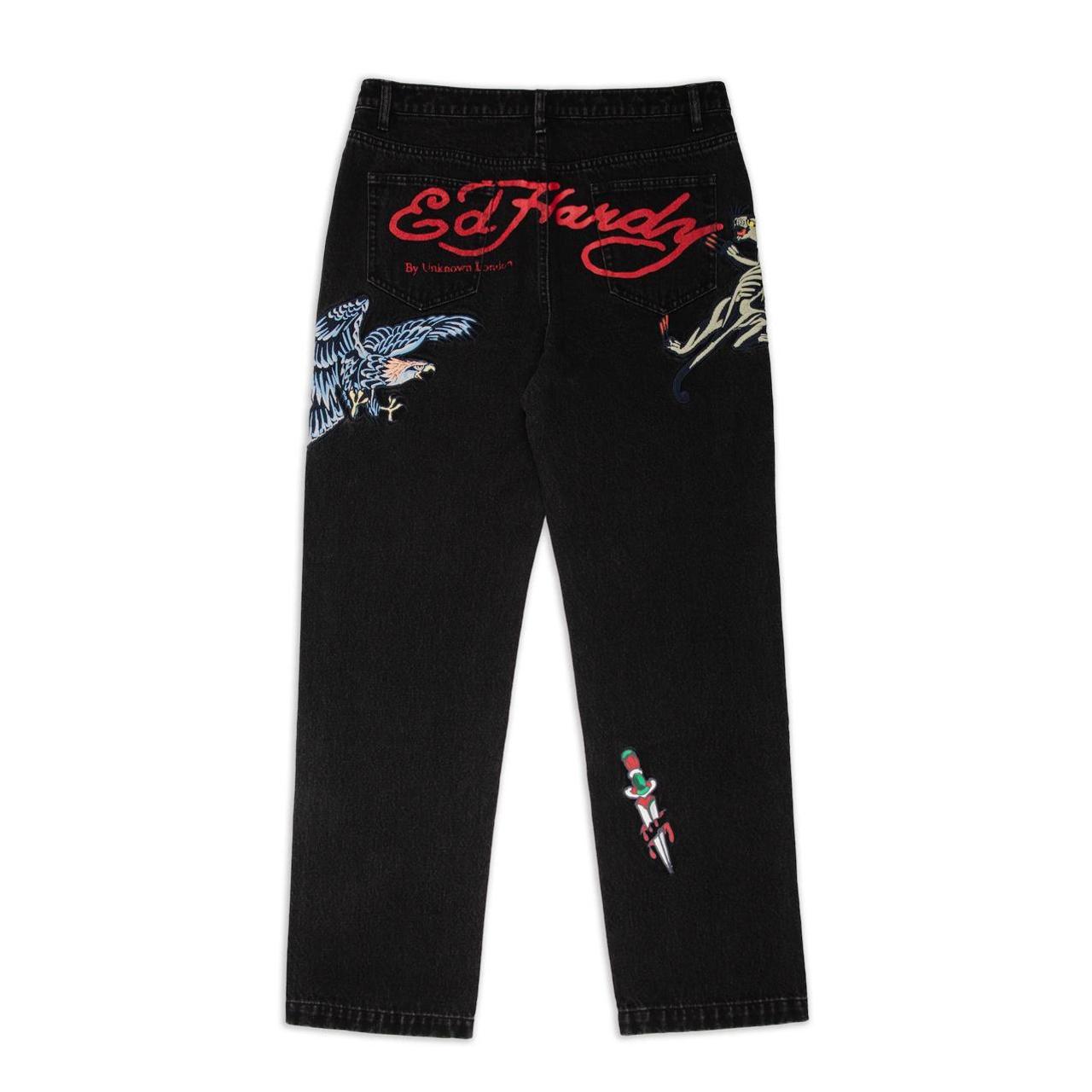 ed hardy black jeans