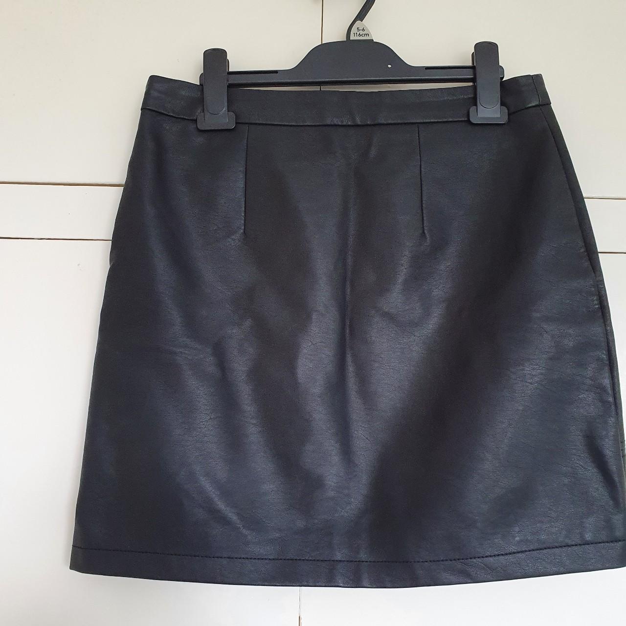 Black leather skirt tu best sale