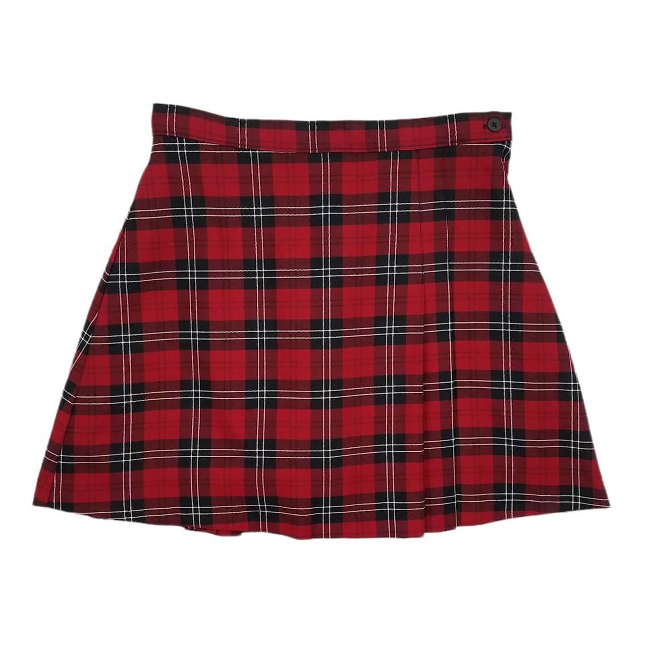 Vintage 3 Color Plaid Y2K Long Skirt