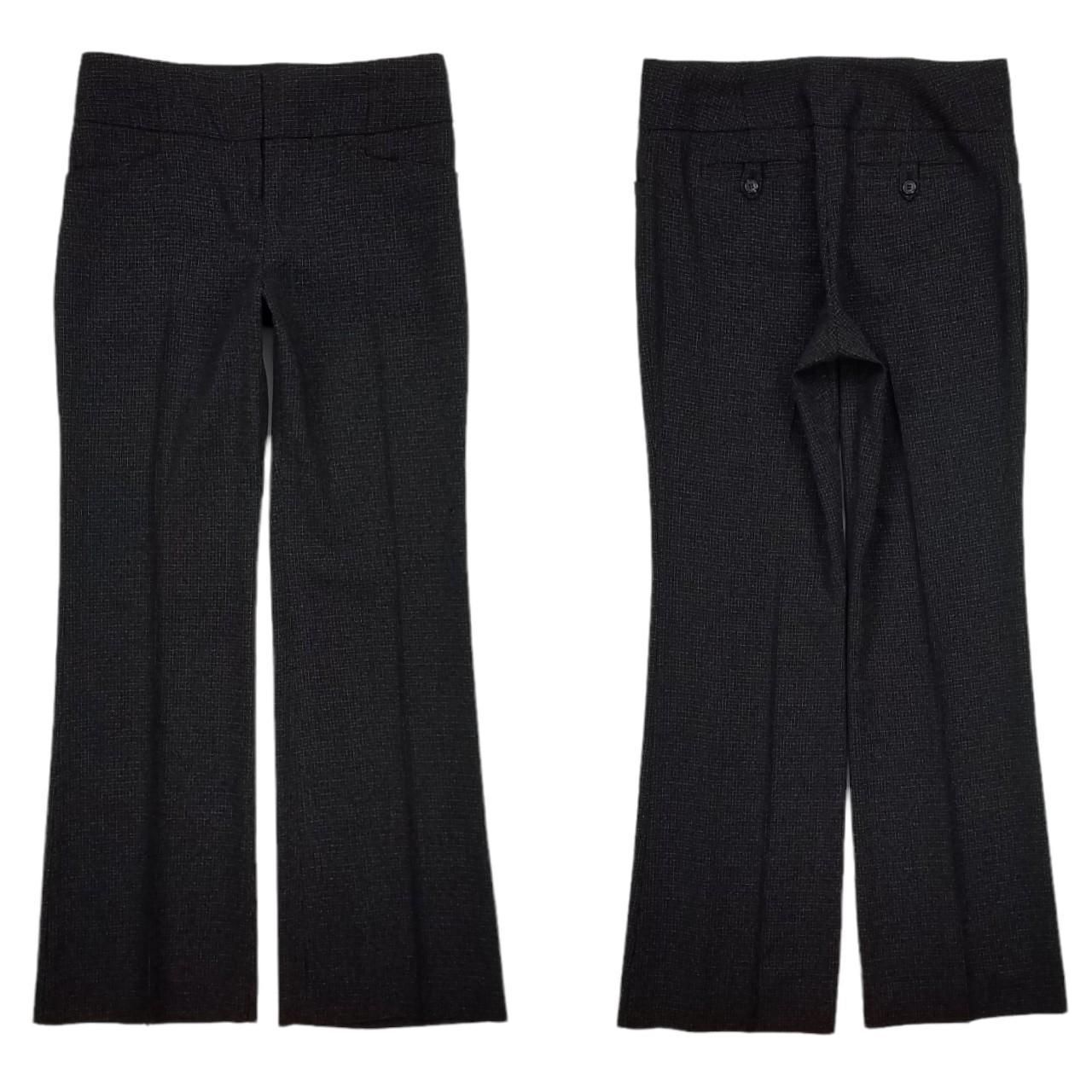 Philip Lim ladies black wool trousers with metal bar... - Depop