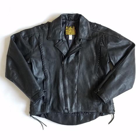 Brand: Protech Leather Apparel (Vintage 80s Biker... - Depop