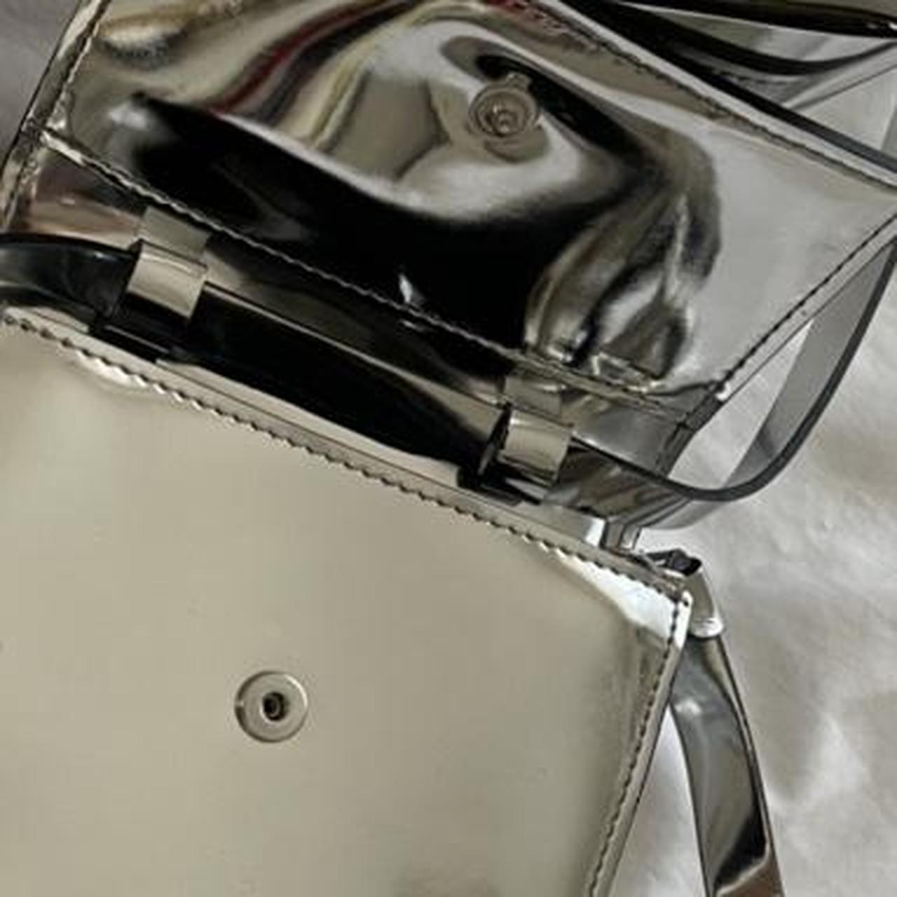 MM6 Maison Margiela Women's Silver and Grey Bag (2)