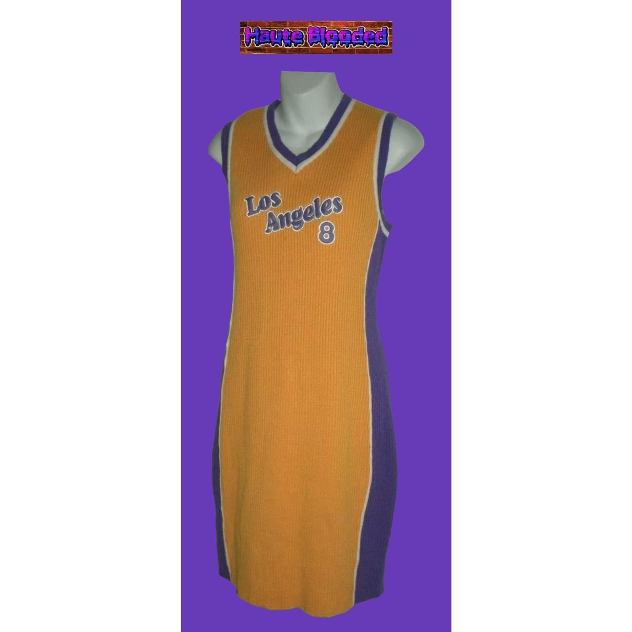 Lakers yellow Jersey dress #jerseydress - Depop