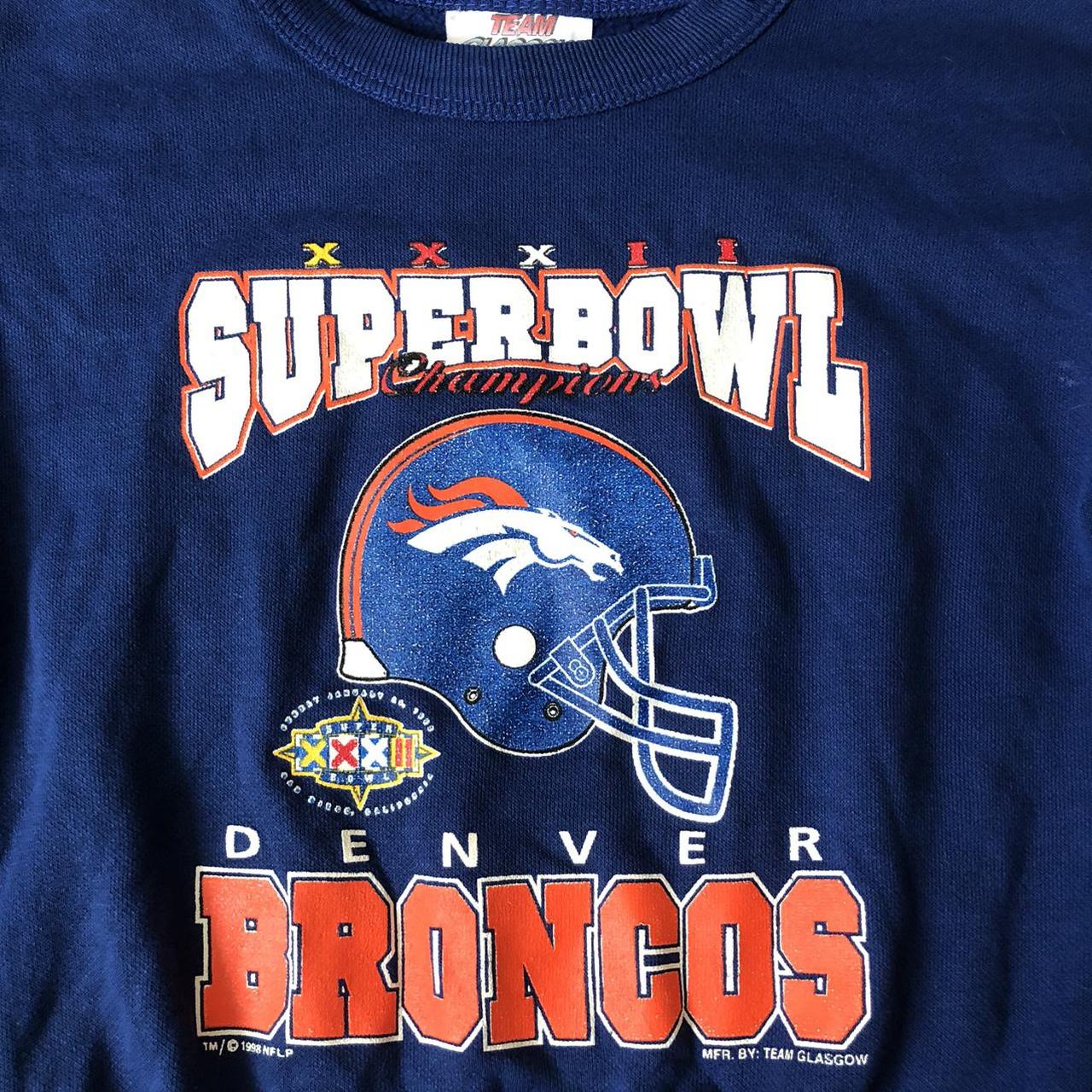 Denver Broncos Super Bowl sweater Championship team - Depop