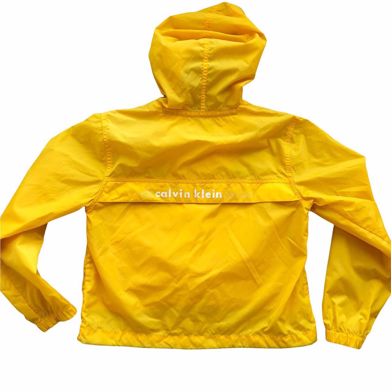 Calvin klein clearance yellow rain jacket