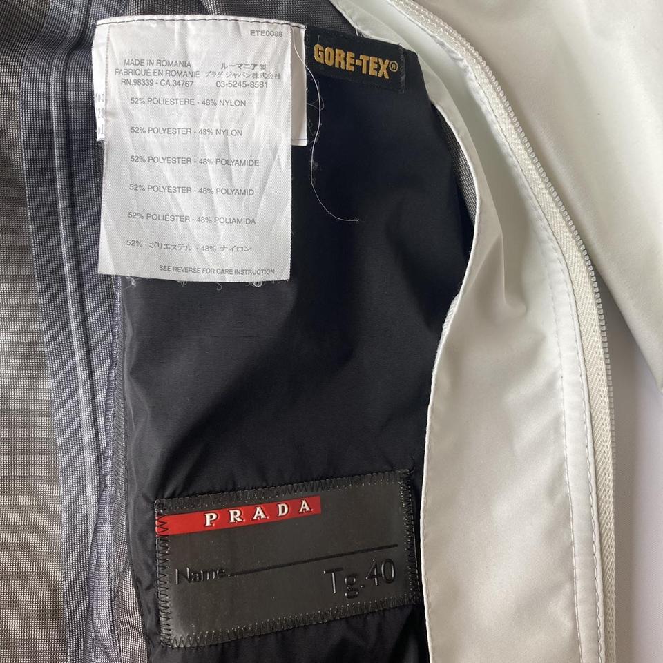 90s prada sports reversible tec coat