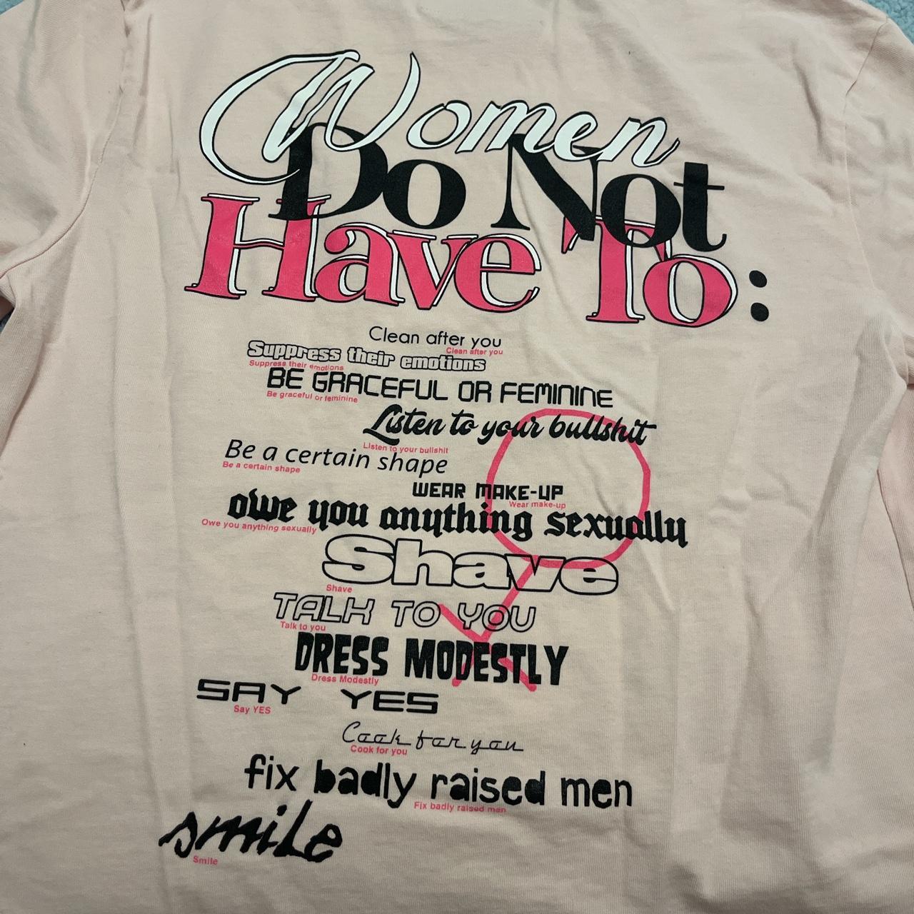 🤙🏼Clothing brand “CHNGE” P!NK Feminism Long Sleeve... Depop