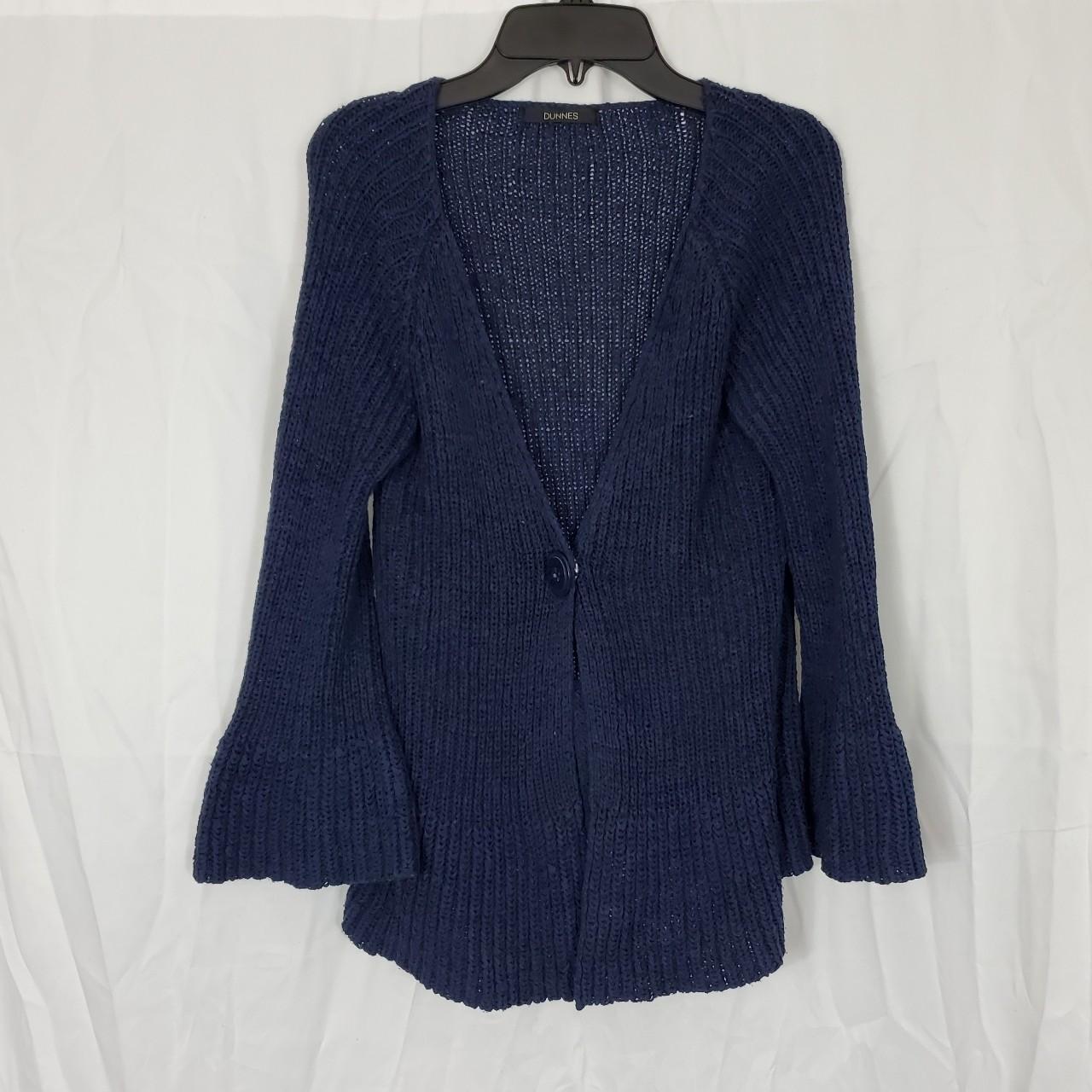 Women's Navy Cardigan | Depop