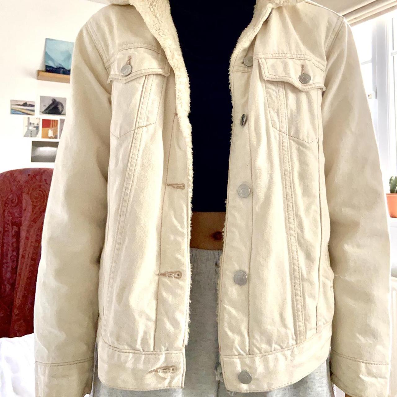 fully borg lined denim jacket