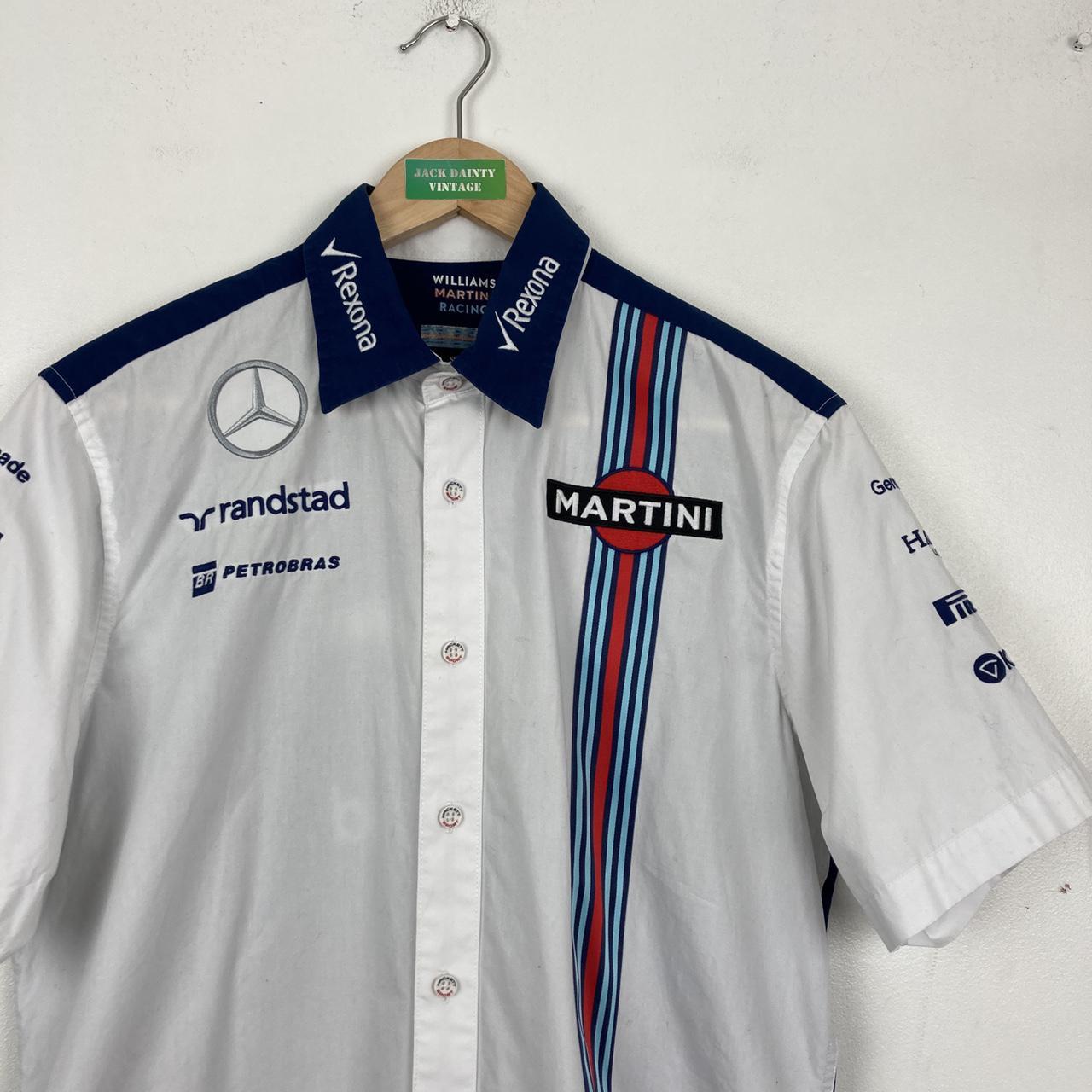 Vintage short sleeve Williams Martini Racing shirt... - Depop