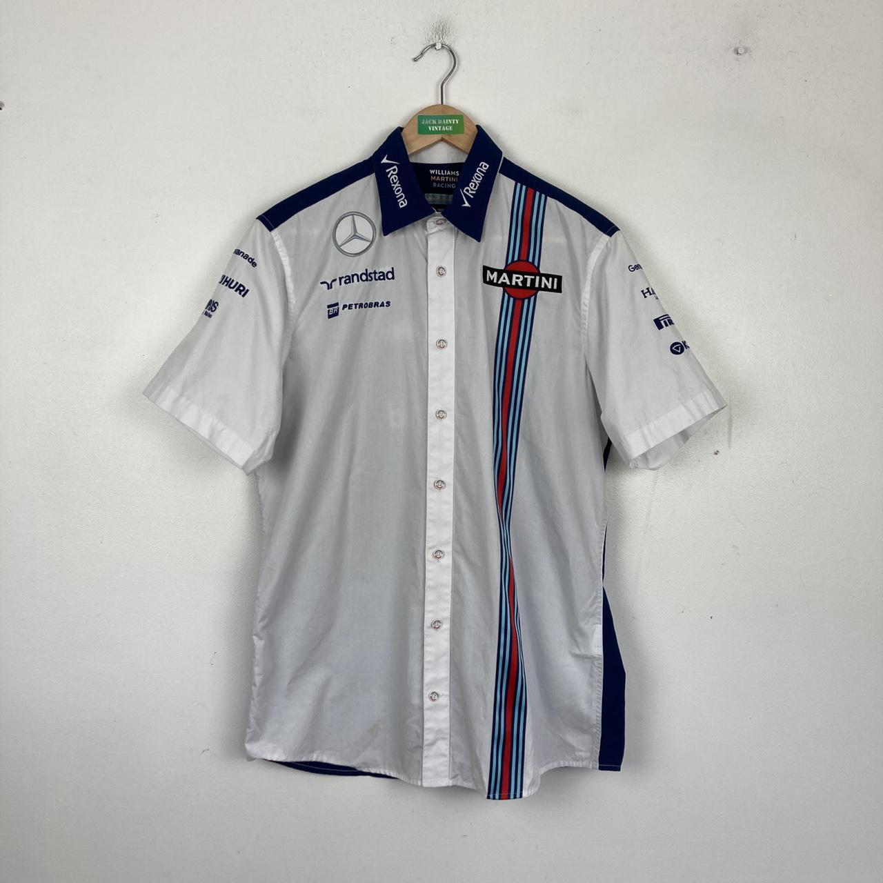 Vintage short sleeve Williams Martini Racing shirt... - Depop