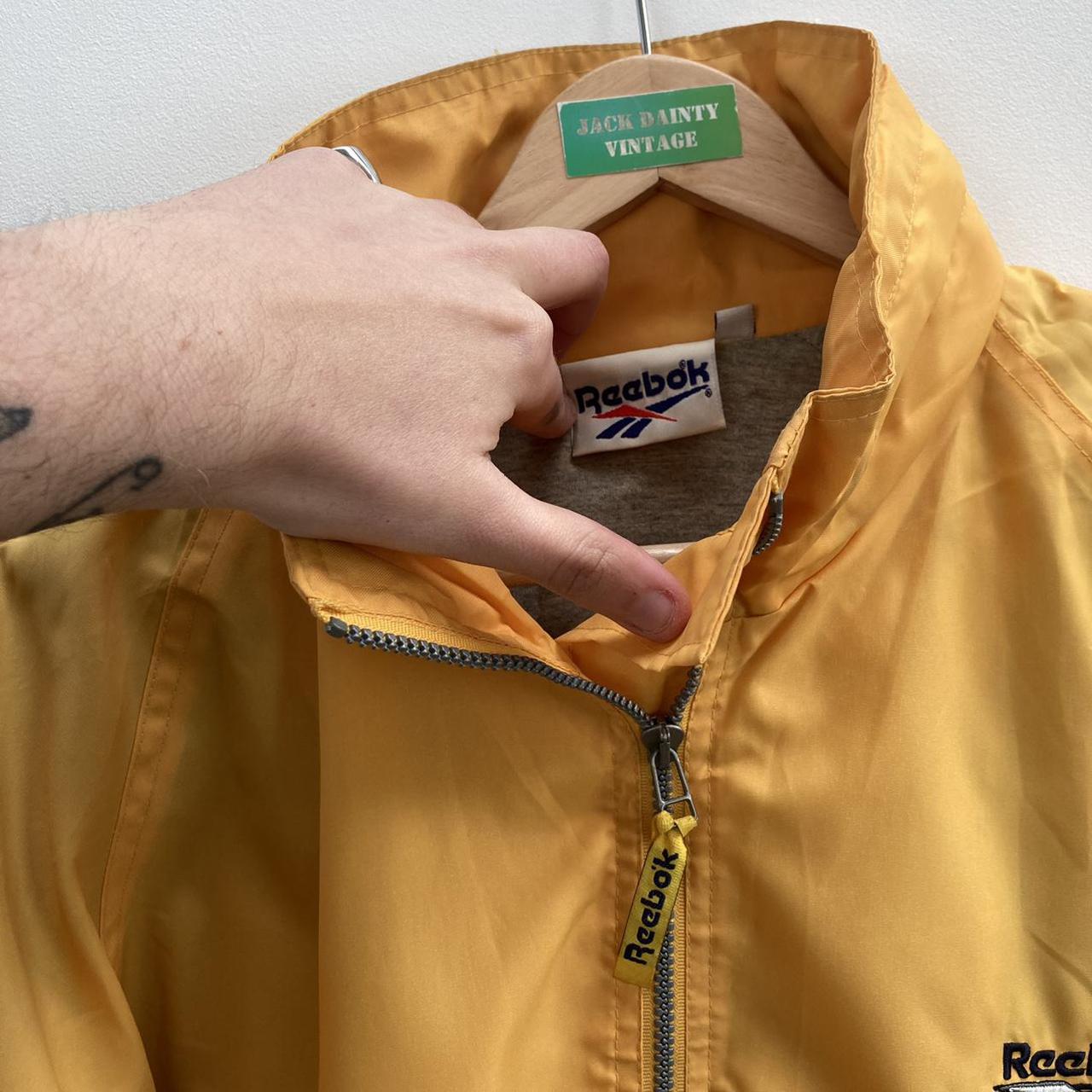 Reebok jacket vintage mens on sale yellow