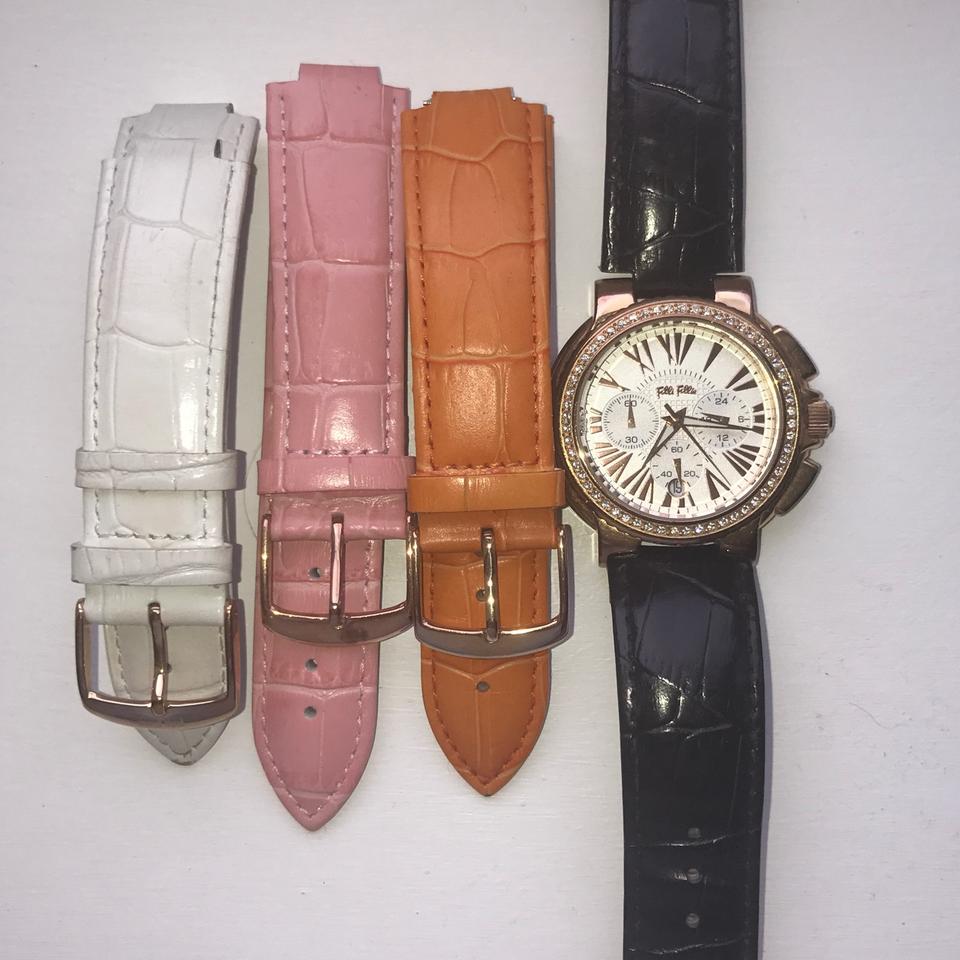 Folli Follie Watchalicious Leather strap watch with Depop