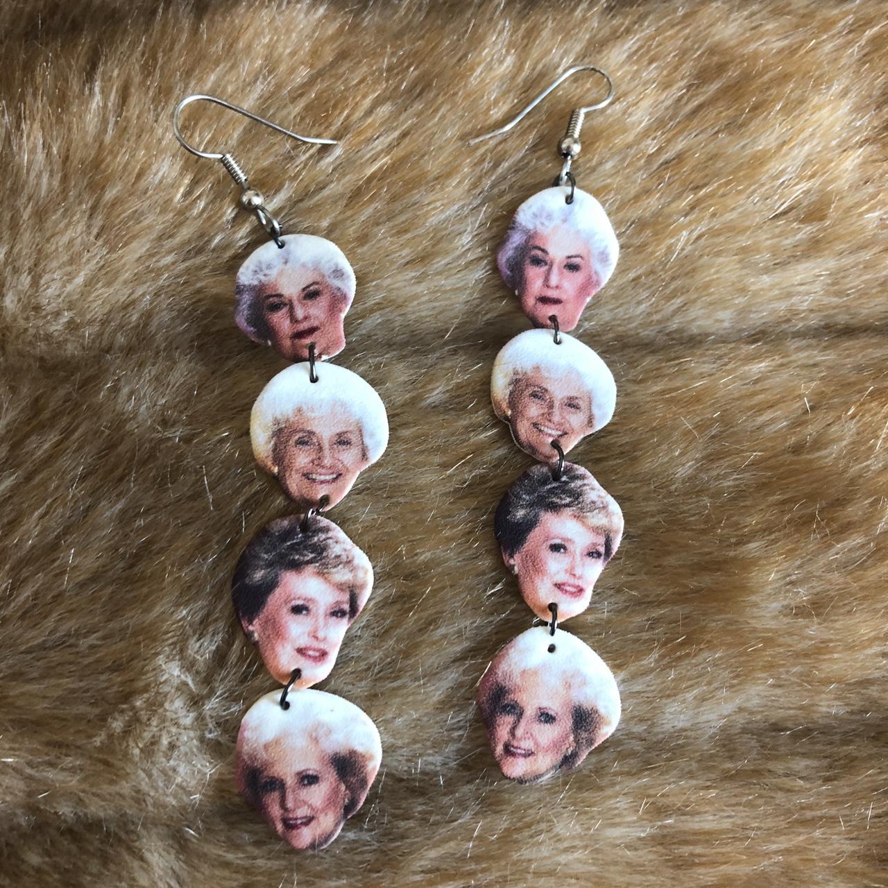 Old sales lady earrings