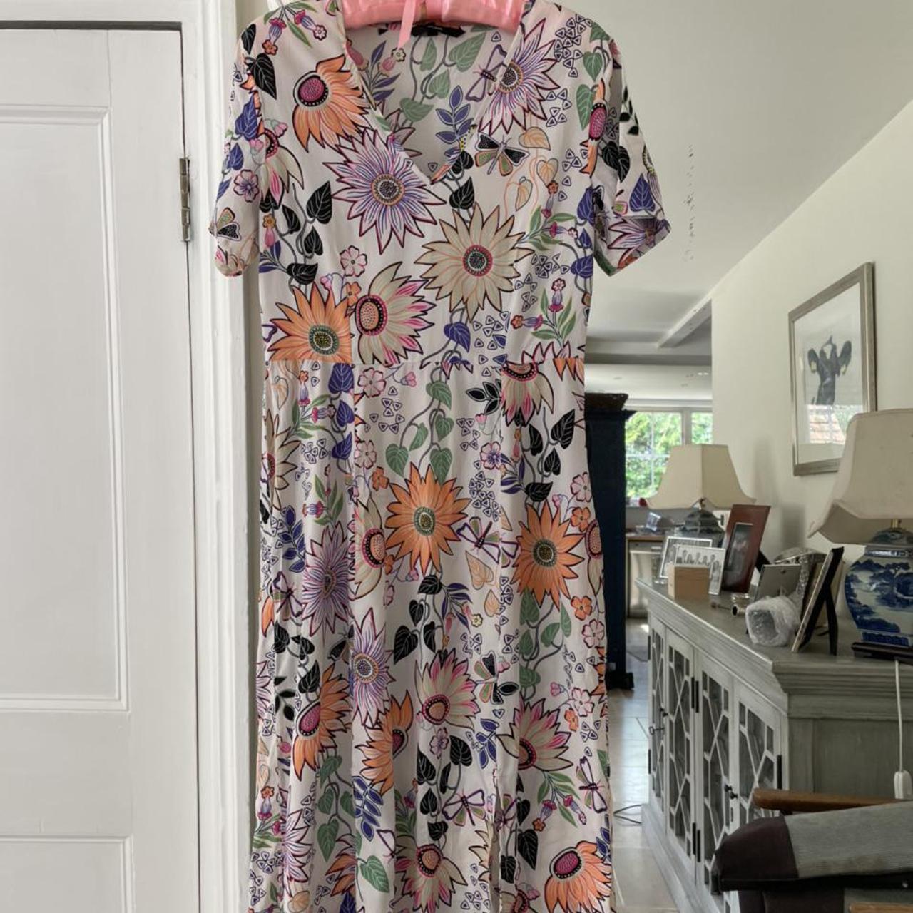 vero moda floral maxi dress