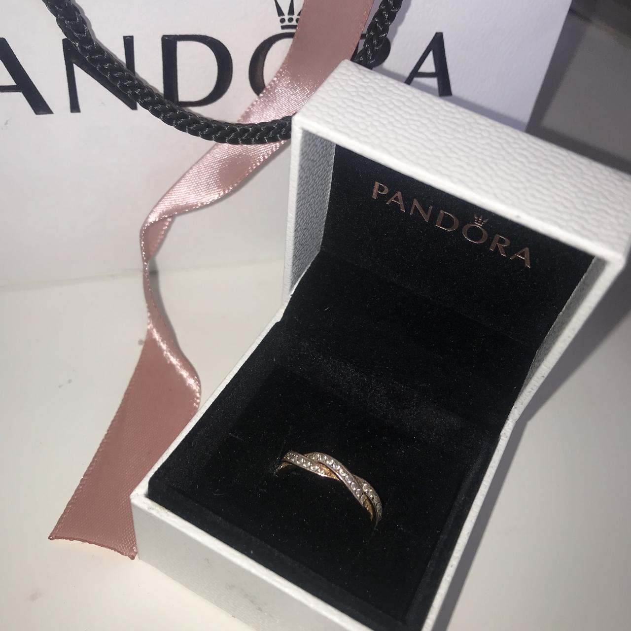 Pandora twist of hot sale fate ring rose gold