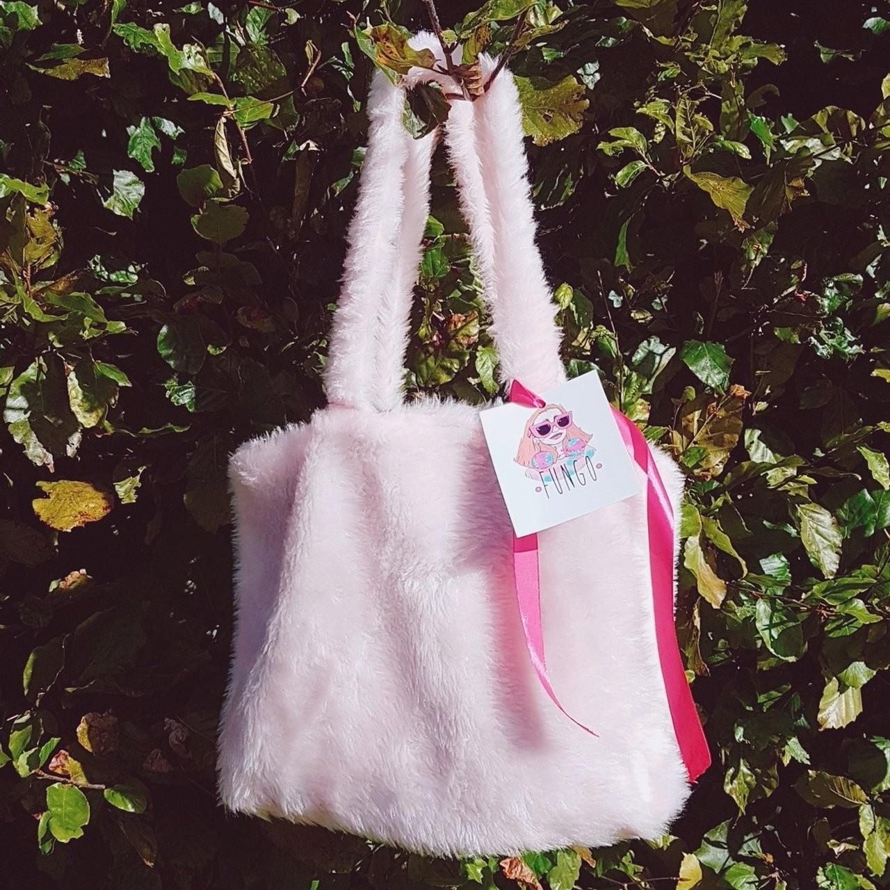 fluffy tote bag depop