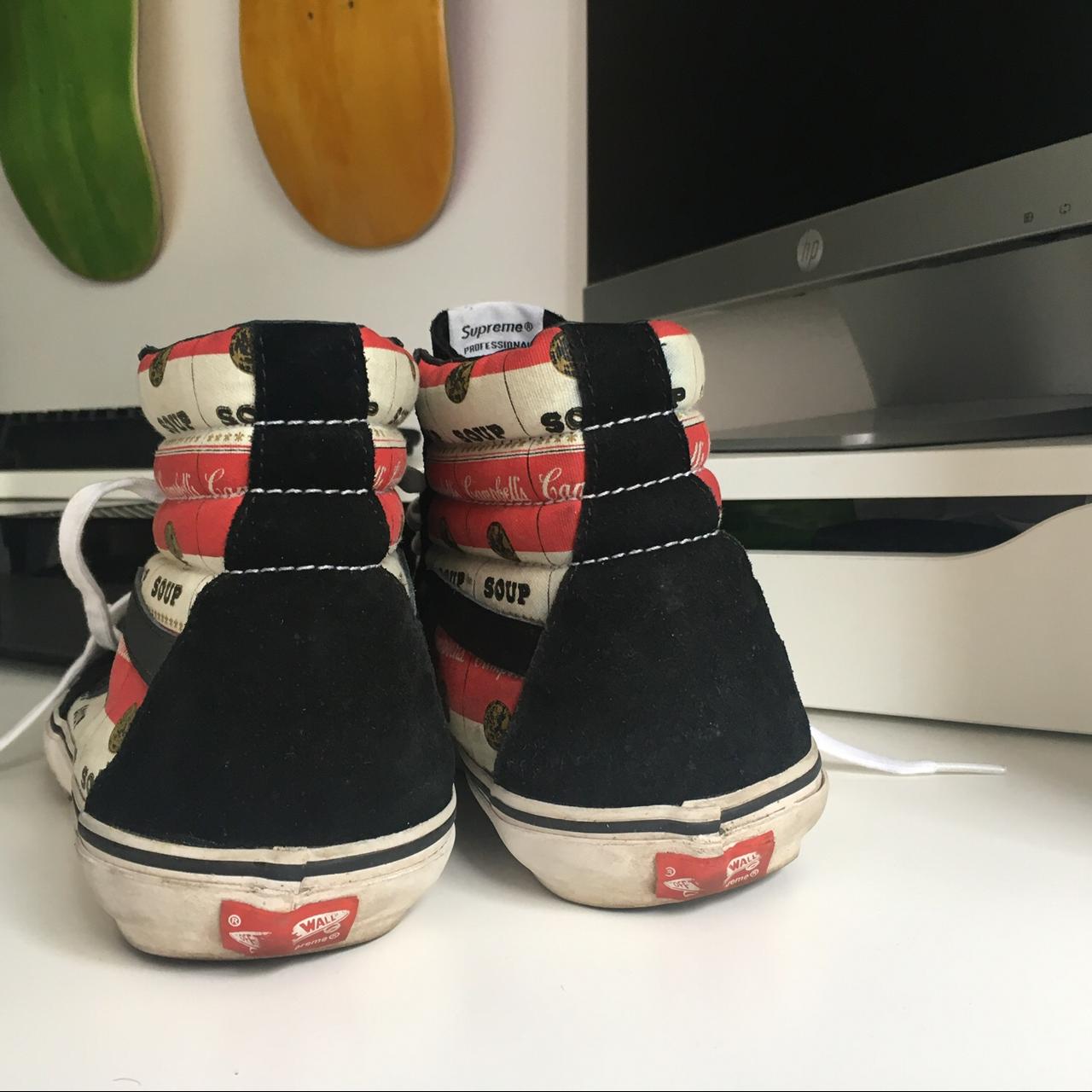 DEADSTOCK Supreme Campbell Soup Vans Authentic (10.5) – Rhetorik's Closet