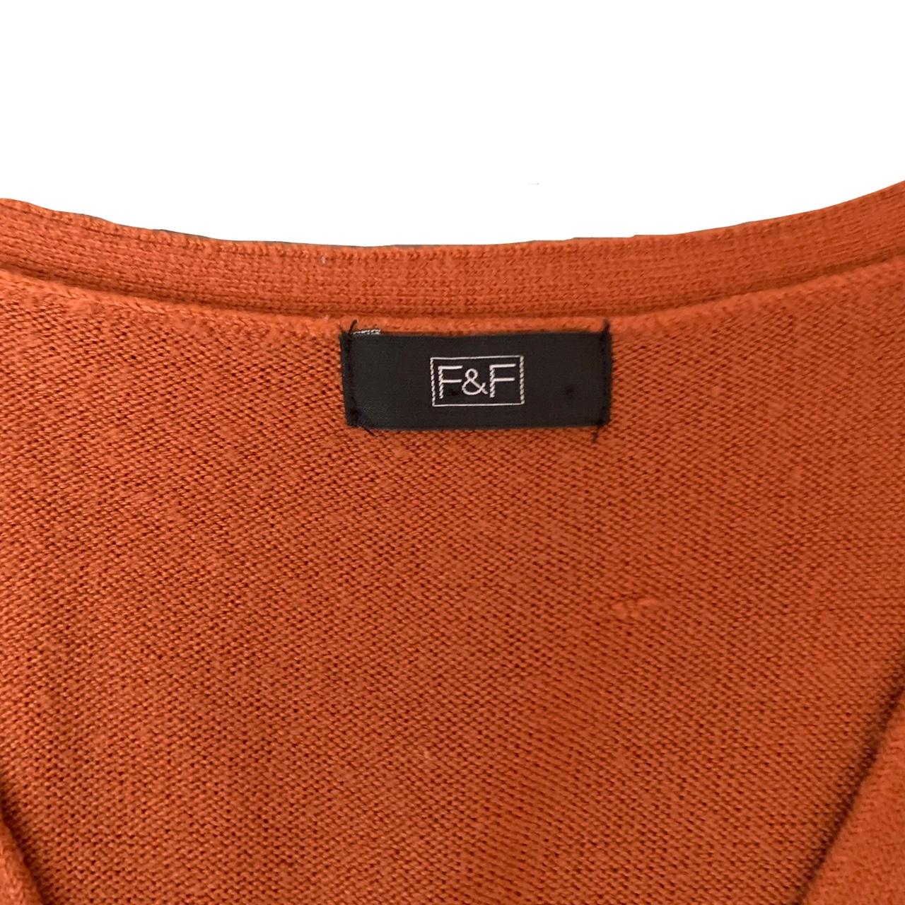 F&F Women's Orange Cardigan Depop