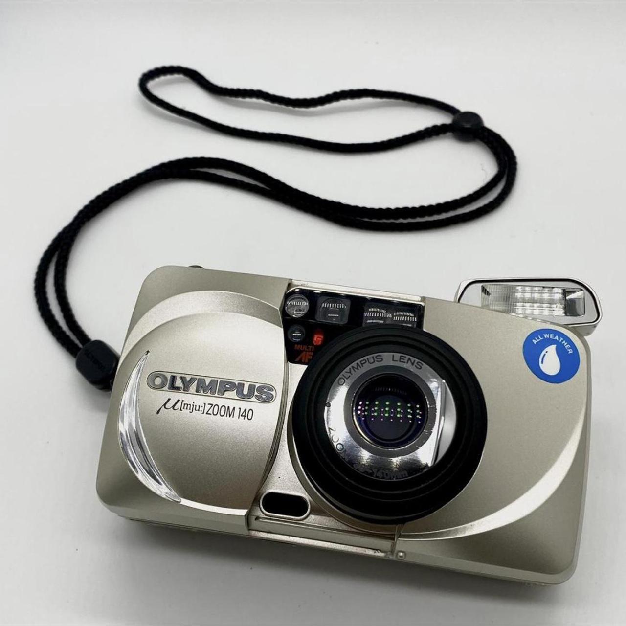 Olympus mju 140 zoom 35mm film camera!! Film Rewind... Depop